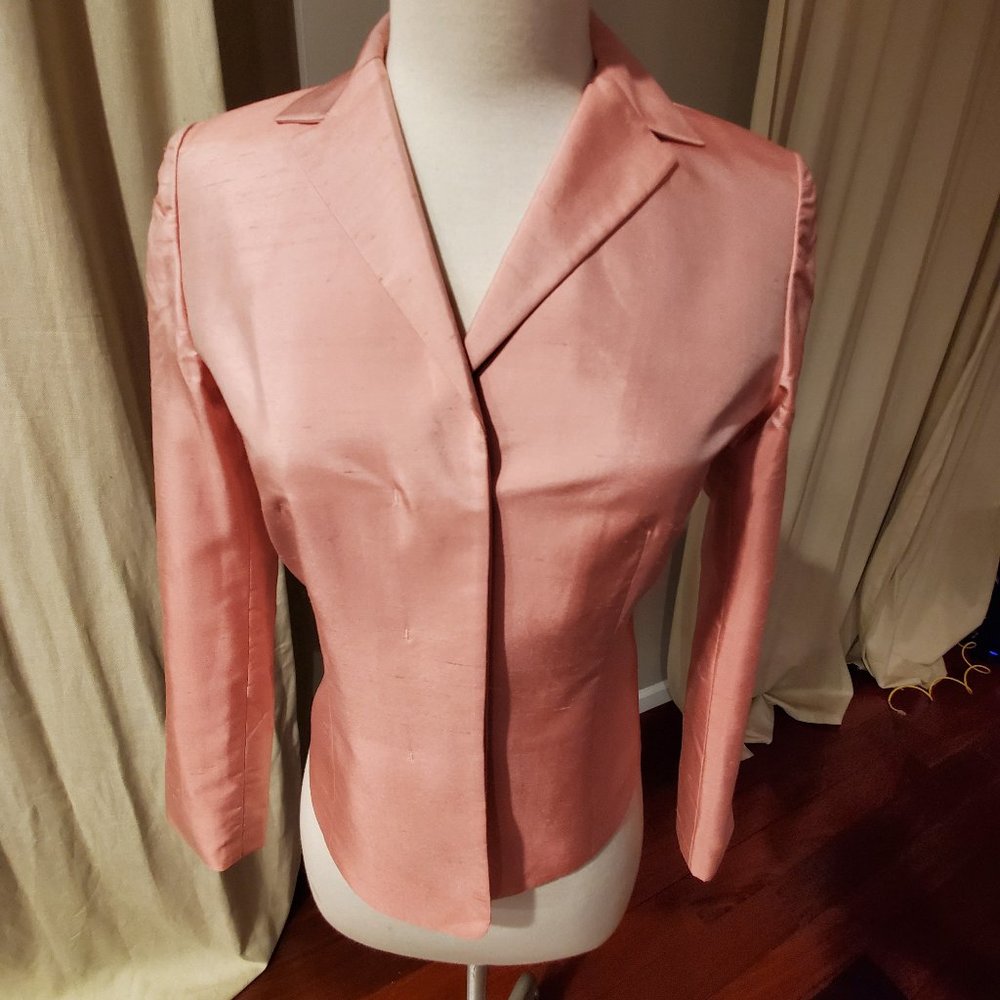Ann Taylor Petites Summer light pink blazer NWT